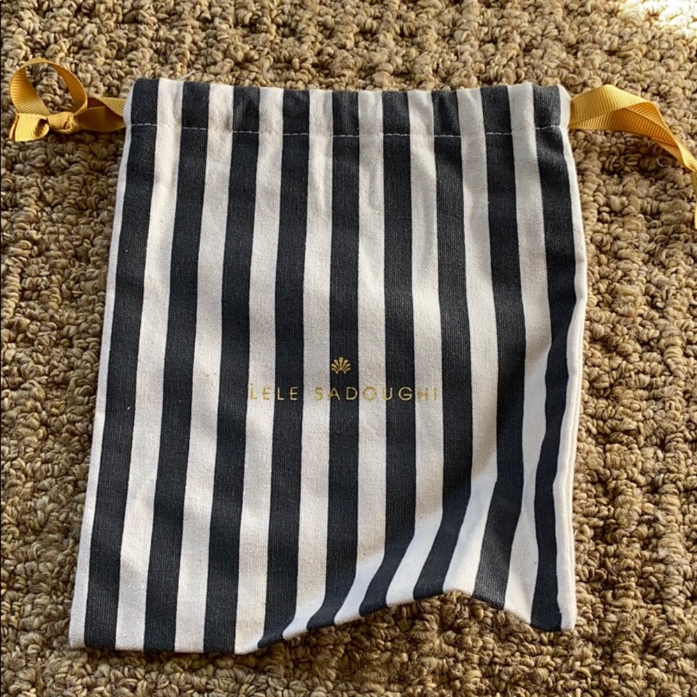 Lele Sadoughi headband or jewelry pouch
